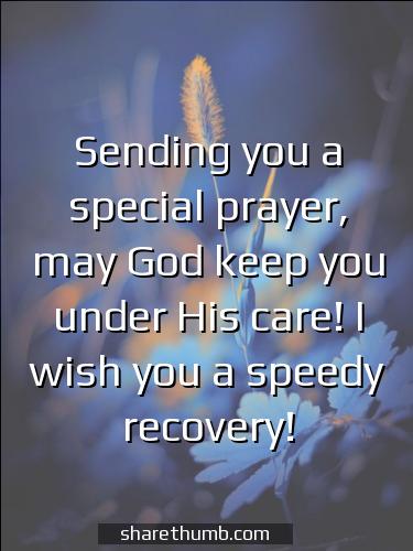 praying for speedy recovery of your family